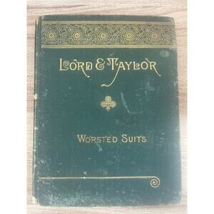 Antique Lord & Taylor Worsted Suits Catologe Book